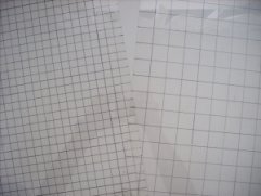 plastic drawing grid clear grids reference sheet sheets directly report